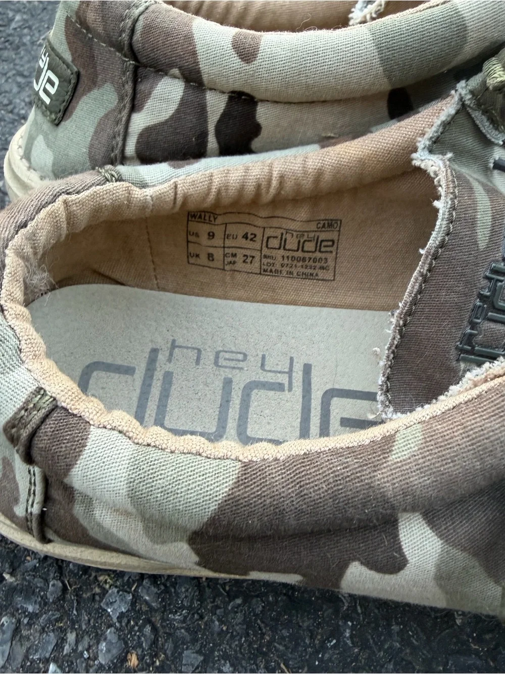 Hey Dude Men's Camouflage Boat Shoes - Brown & Tan